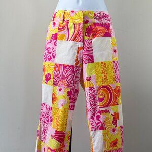 Lilly Pulitzer Cropped Bootcut Floral Trouser